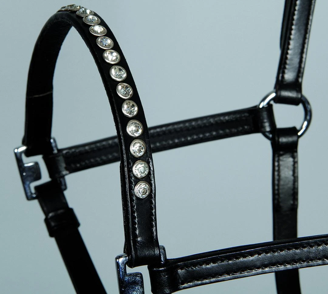 Harry's Horse Lederen Halster Crystal Pony/veulen 4 Harry's Horse Lederen Halster Crystal Pony/veulen - Afbeelding 2