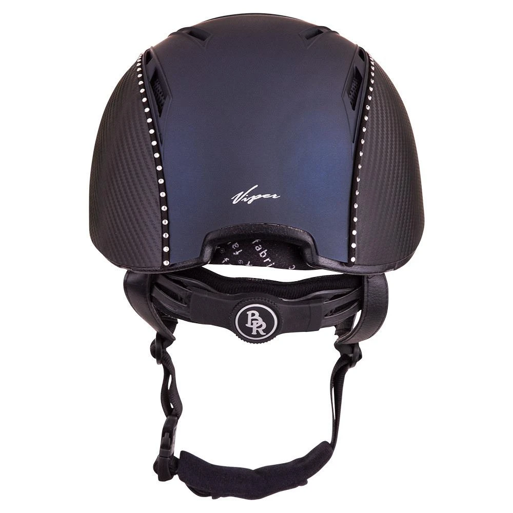 BR Rijhelm Viper Patron Carbon Crystal VG1 Metallic Navy/Zwart 4 BR Rijhelm Viper Patron Carbon Crystal VG1 Metallic Navy/Zwart - Afbeelding 2