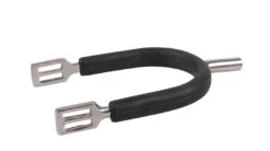 QHP Stompe Sporen Dames Met Rubber RVS