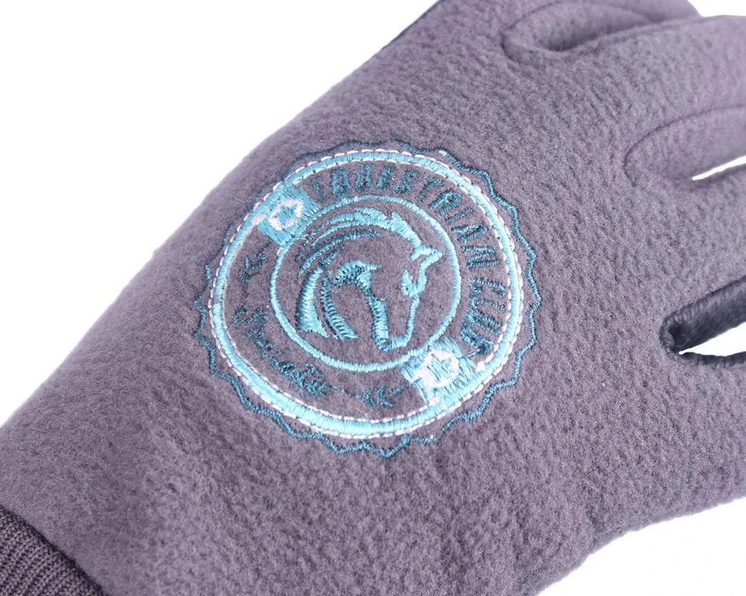 QHP Handschoen Hidalgo Grijs XS 4 QHP Handschoen Hidalgo Grijs XS - Afbeelding 2