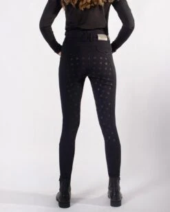 QHP Damesrijbroek Diamond Anti-slip Zitvlak Zwart 7 QHP Damesrijbroek Diamond Anti-slip Zitvlak Zwart -Naturepavo Winkel 8459zw 1