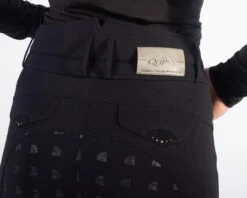 QHP Damesrijbroek Diamond Anti-slip Zitvlak Zwart 8 QHP Damesrijbroek Diamond Anti-slip Zitvlak Zwart -Naturepavo Winkel 8459zw 3
