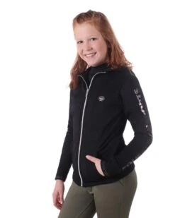 QHP Sweatvest Vieve Junior Zwart