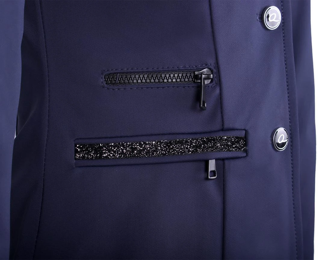 QHP Wedstrijdjas Juliet Junior Blauw 4 QHP Wedstrijdjas Juliet Junior Blauw - Afbeelding 2