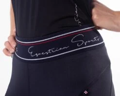 QHP Damesrijbroek Pull-on Jodie Anti-slip Zitvlak Navy -Naturepavo Winkel 8555na 2