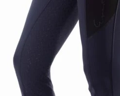 QHP Damesrijbroek Pull-on Jodie Anti-slip Zitvlak Navy -Naturepavo Winkel 8555na 4