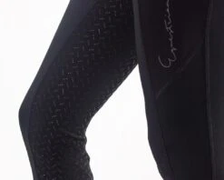 QHP Damesrijbroek Pull-on Jodie Anti-slip Zitvlak Zwart -Naturepavo Winkel 8555zw 5