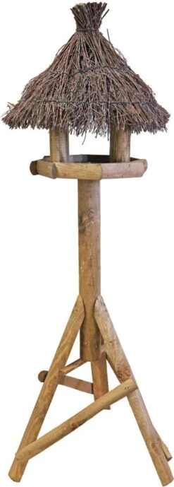 Boon Voederhuis Rond Tenen Dak Bruin