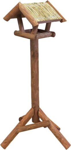 Boon Voederhuis Mini Met Stro Dak Bruin