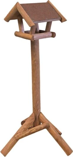 Boon Voederhuis Mini Met Dakleer Dak Bruin