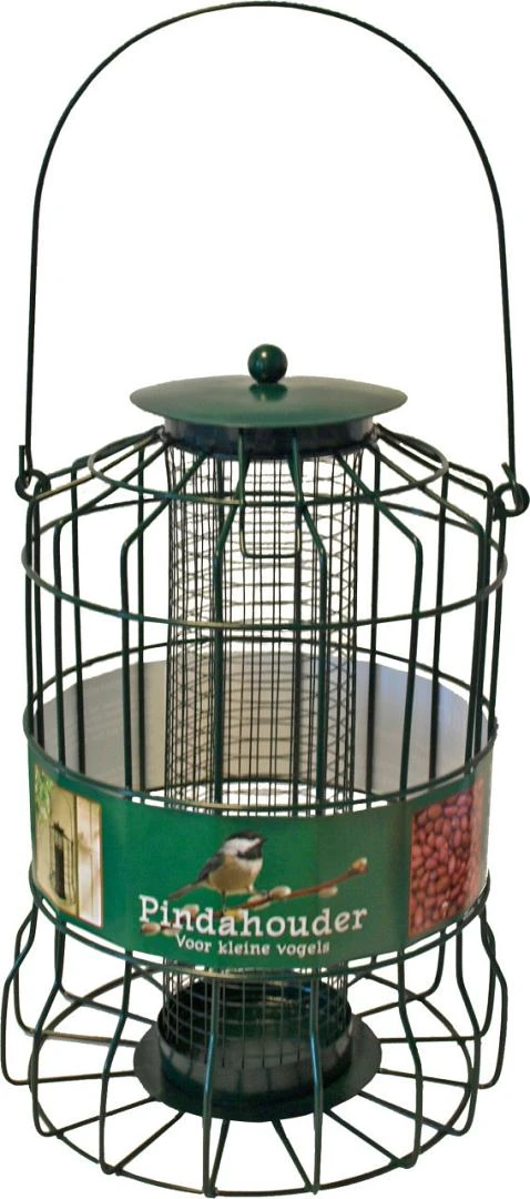 Boon Pindahouder Voor Kleine Vogels Metaal Groen 4 Boon Pindahouder Voor Kleine Vogels Metaal Groen - Afbeelding 2