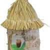 Boon Pindakaaspothouder Berken Met Stro Dak -Naturepavo Winkel 8712901059507