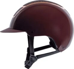 Harry's Horse Veiligheidscap Matterhorn Sparkle Bordeaux/Rosegold -Naturepavo Winkel 8714813587376 3