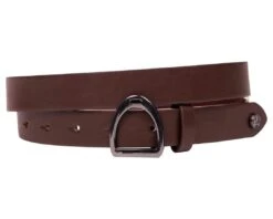 QHP Ceintuur Stirrup Donkerbruin