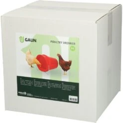Gaun Pluimvee Drinkemmer Kunststof 6 Ltr Red -Naturepavo Winkel GAUN110102