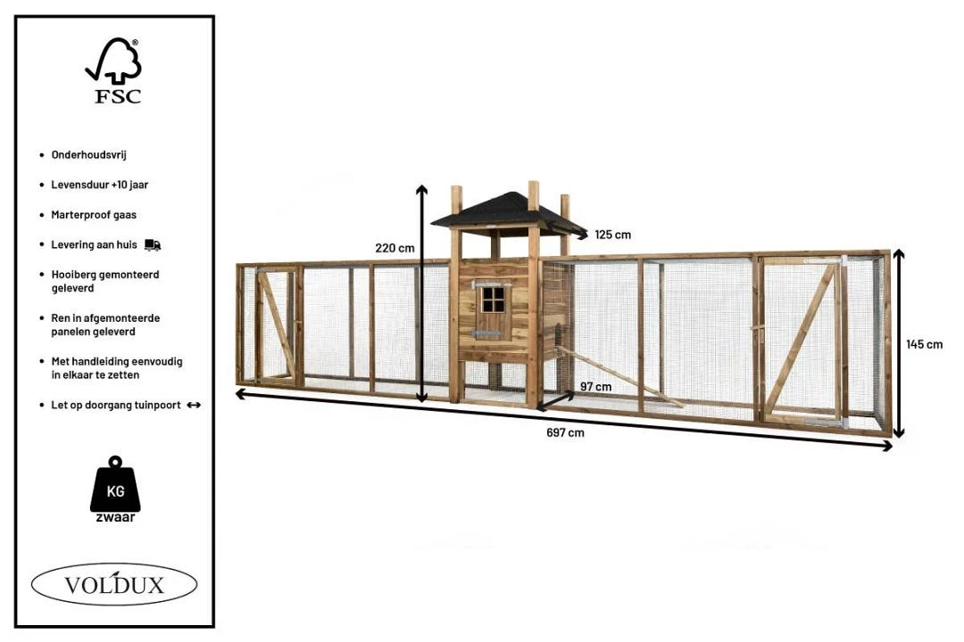 Voldux Hooiberg Fien XXL 6 Voldux Hooiberg Fien XXL - Afbeelding 4