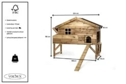 Voldux Kippenhok Jasper XL -Naturepavo Winkel Kippenhok JasperXL 8720094050655 5