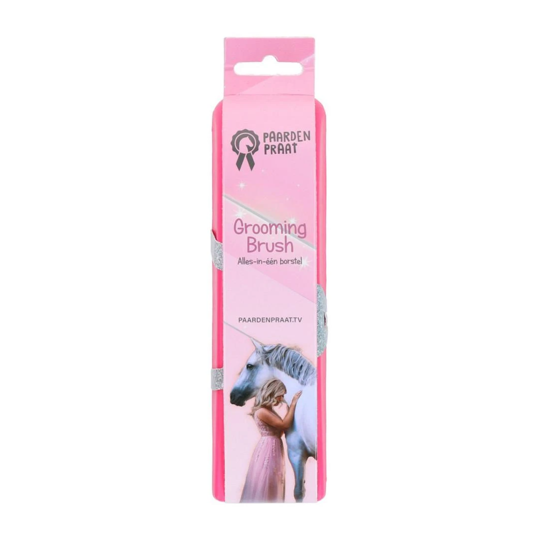 Paardenpraat Grooming Brush Roze Medium 3 Paardenpraat Grooming Brush Roze Medium