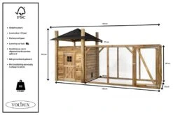 Voldux Kippen- Of Konijnenhok Hooiberg Loes XL -Naturepavo Winkel Voldux Kippenhok Hooiberg Loes XL 8720569162361 5