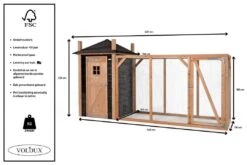 Voldux Kippen- Of Konijnenhok Hooiberg Mees XL -Naturepavo Winkel Voldux Kippenhok Hooiberg Mees XL 8720569162248 5