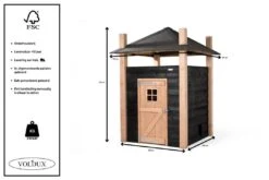 Voldux Kippen- Of Konijnenhok Hooiberg Niek 9 Voldux Kippen- Of Konijnenhok Hooiberg Niek -Naturepavo Winkel Voldux Kippenhok Hooiberg Niek 8720569162378 7